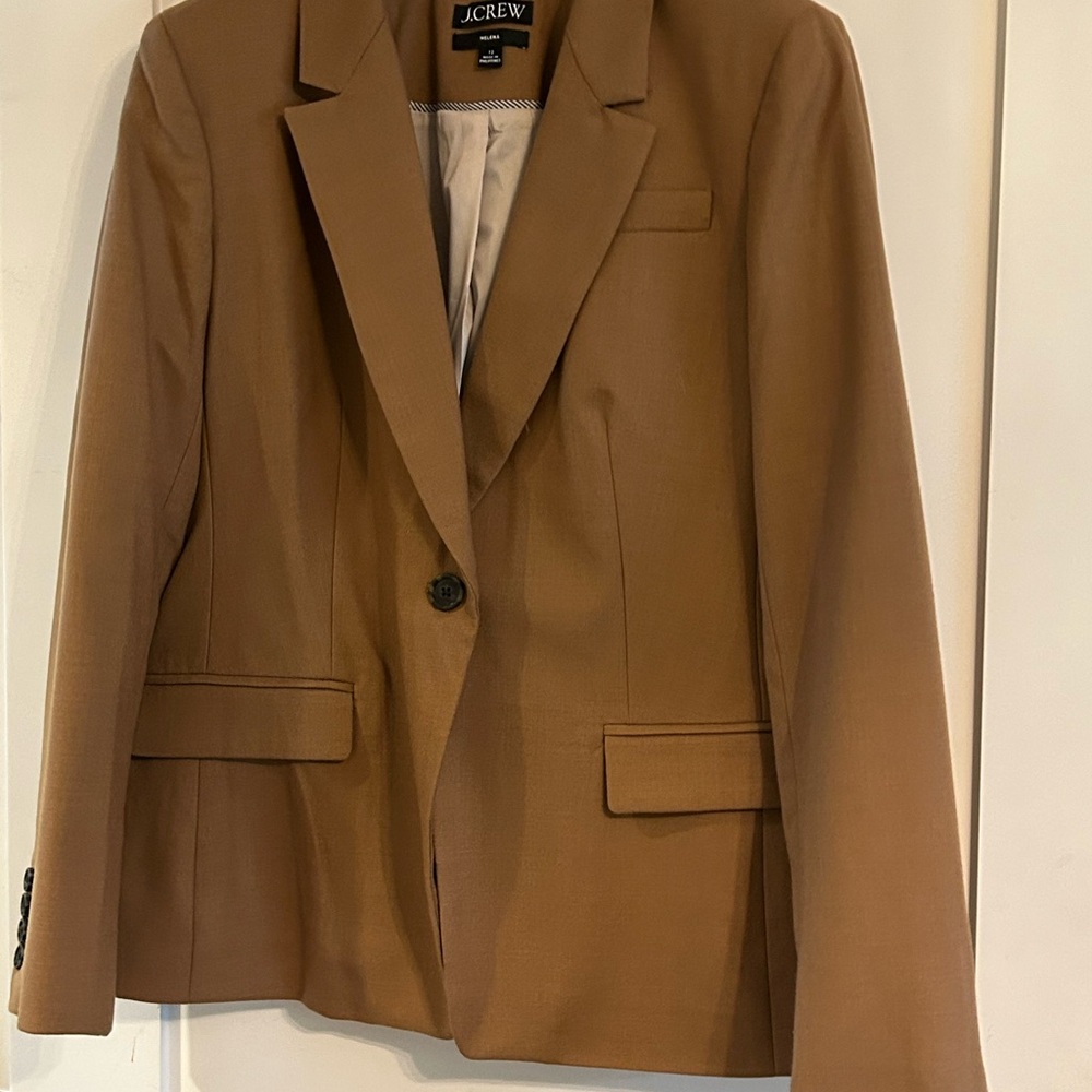 J.Crew Helena Blazer in Camel Brown